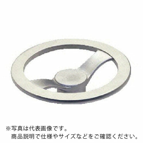イマオ ( イマオコーポレーション ) ハンドル ステンレスツースポークハンドル車(加工付) ( NSTH100-HN17 ) 【メーカー取寄】