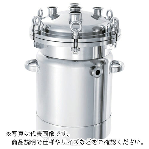 MONOVATE ステンレスジャケット型フランジオープン加圧容器200L ( PCN-O-J-200 ) 【メーカー取寄】