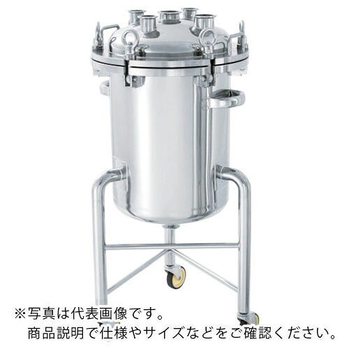 MONOVATE ステンレスフランジオープン加圧容器脚付200L ( PCN-O-L-200 ) 【メーカー取寄】
