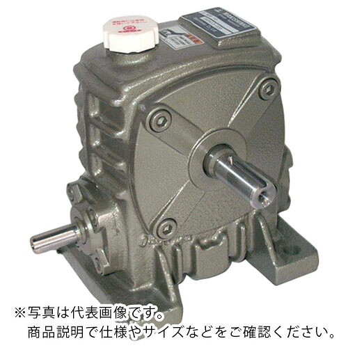 マキシンコー 一段ウォーム減速機 入力容量0.91kW ( B 80 R 60 ) 【メーカー取寄】