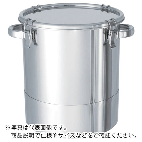 MONOVATE ステンレスタンク鏡板型クリップ式密閉容器35L ( DT-CTH-36 ) 【メーカー取寄】