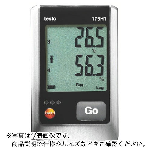 TESTO ( テストー ) 温湿度ロガＮＴＣ・静電電気容量式外後ばらい２ｃｈ ( TESTO176H1 )