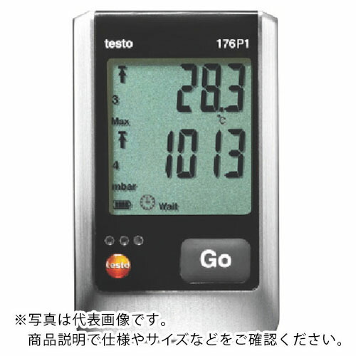 TESTO ( テストー ) 温湿度・気圧ロガＮＴＣ・静電容量式外付各２ｃｈ＋気圧１ｃｈ ( TESTO176P1 )