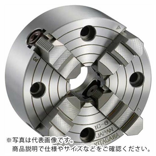 北川 ( 北川鉄工所 ) 四ツ爪単動チャック チャック外径450mm ( IC18 ) 【メーカー取寄】