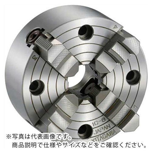北川 ( 北川鉄工所 ) 四ツ爪単動チャック チャック外径150mm ( IC6 ) 【メーカー取寄】