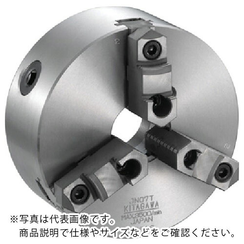 北川 ( 北川鉄工所 ) スクロールチャック チャック外径165mm ( JN06T102 ) 【メーカー取寄】