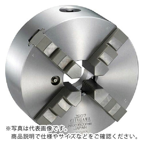 北川 ( 北川鉄工所 ) スクロールチャック チャック外径232mm ( JS09 ) 【メーカー取寄】