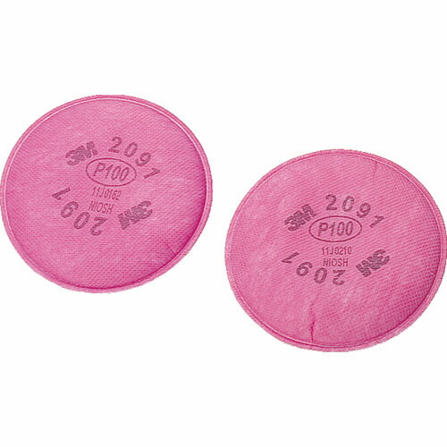 楽天市場】3M（スリーエム） アスベストマスク用交換用ろ過材 2091（1