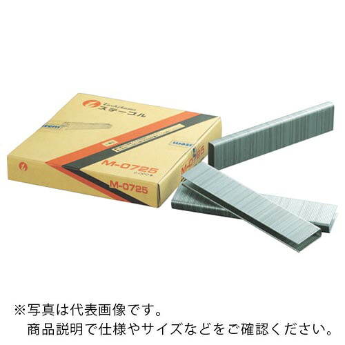 タチカワ ( 立川ピン製作所 ) ステンレスステ-プル 肩幅7mm 長さ19mm 2000本入り ( MO719-S (2000ﾎﾞﾝｲﾘ) ) 【10箱セット】 【メーカー取寄】
