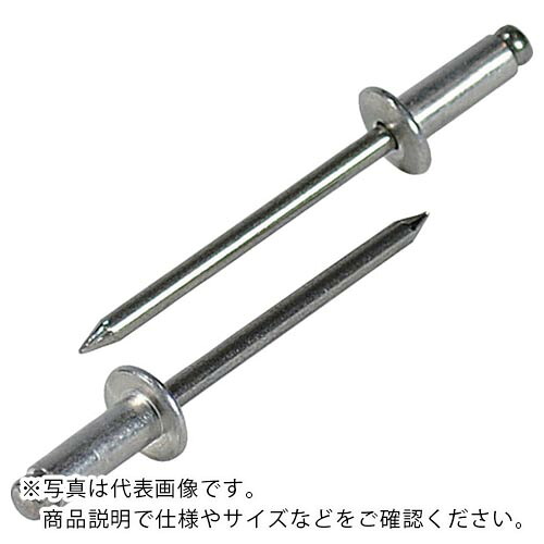 エビ ( ロブテックス ) ブラインドリベット(アルミニウム/ステンレス製) 4-8(1000本入) 箱入 ( NTA48 )