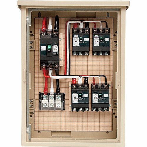 未来 ( 未来工業 ) 屋外電力用仮設ボックス (主回路・中継回路用) ( 5A-4M10TB ) 【メーカー取寄】