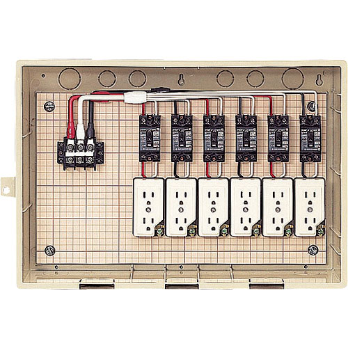 未来時制 ( 未来工業 ) 露天ワット数用思い当てるボックス席 ( C15-6CTB ) 【製造会社取寄】