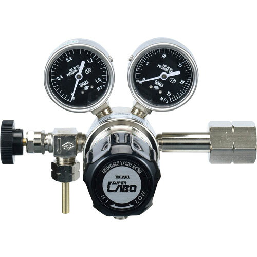 日酸TANAKA 分析・研究向け圧力調整器 S-LABOII 入口高圧用、ボンベ用LAB1-1425V ( QAN95975 ) 【メーカー取寄】