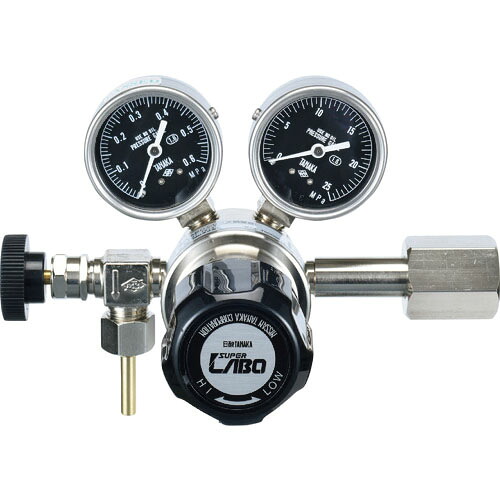 日酸TANAKA 分析・研究向け圧力調整器 S-LABOII 入口高圧用、ボンベ用LAB1-1614V ( QAN96001 ) 【メーカー取寄】