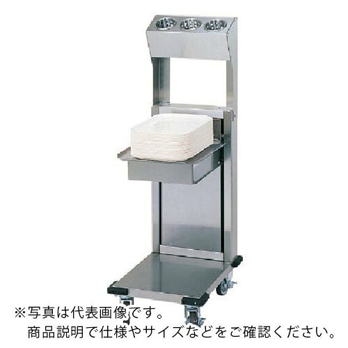 tanico ( タニコー ) 食器ディスペンサーシルバーシリンダー付タイプ ( TOL-T1-S3 ) 【メーカー取寄】