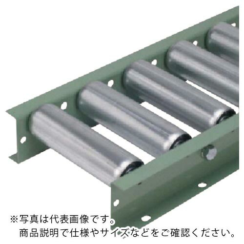 タイヨー ( 太陽工業 ) φ60.5(2.3)スチールローラコンベヤ 機長3000粍 肉厚2.3粍 ( F6023-300-75-3000 ) 【製造業者取寄】