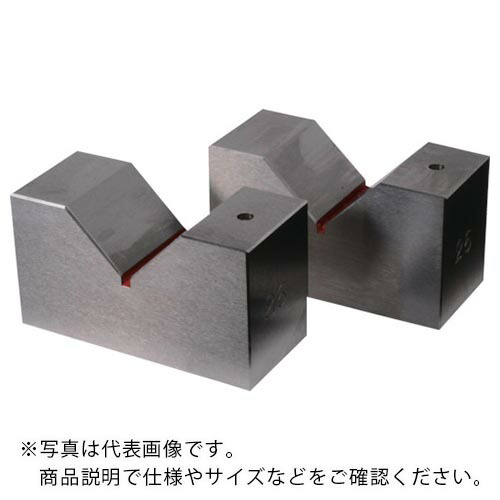 RKN ( 理研位置づける器製造所 ) 鋼硬製V立ちはだかる 全長100mm×V幅50粍 2個1仕掛ける ( RSV-100 ) 【製造業者取寄】