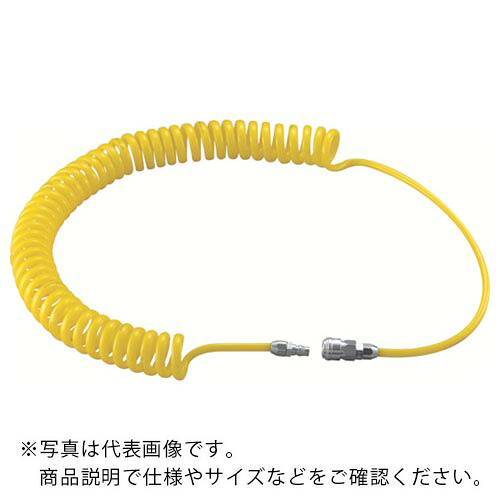 ナック ( 長堀工業 ) ポリウレタンコイルチューブ 16x11 5M+24SA+24PA ( CCH1611-5-S ) 【メーカー取寄】