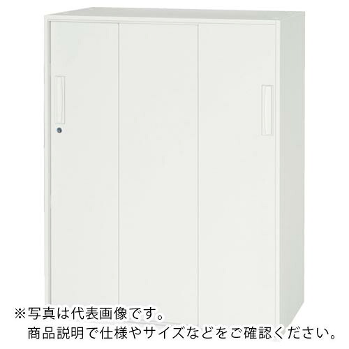 DAISHIN ( ダイシン工業 ) 壁面収納庫 3枚引戸型 下置き専用W800 ホワイト ( V840-11TS ) 【メーカー取寄】