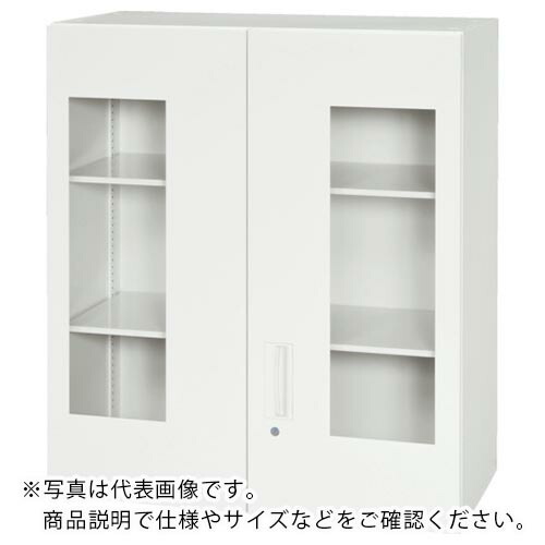 DAISHIN ( ダイシン製作 ) 壁面納める庫 窓付き添い人両開き型 上置き専用D400 白いこと ( V940-10HG ) 【製造業者取寄】 花・ガーデン・DIY-その他