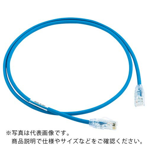 PANDUIT ( パンドウイット ) カテゴリ6A細径パッチコード 20m 青 ( UTP28X20MBU ) 【10本セット】