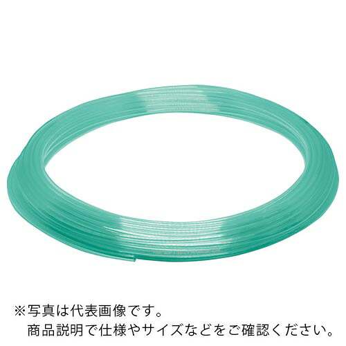 PISCO ( 日本ピスコ ) ソフトポリウレタンチューブ クリアグリーン 12×8 100M ( UC1280-100-CG )