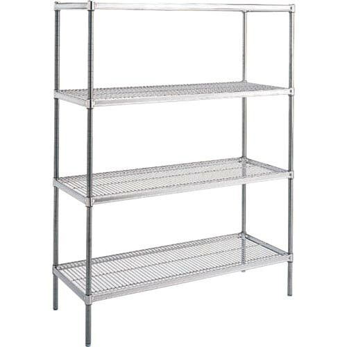 Ｃａｎｙｏｎ　ステンレスシェルフ　７６０×３１０×２２００ｍｍ SUS 310X 760X2200-5 ( SUS310X760X22005 ) （株）キャニオン