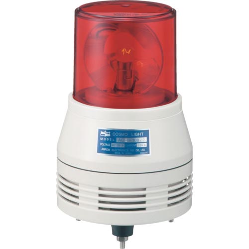 シュナイダー 箭つづき物 赤 回転させる灯+目ざまし時計(2音) 100V ( ACA-100SR ) 【製造業者取寄】 花・ガーデン・DIY-その他-DIY・工具