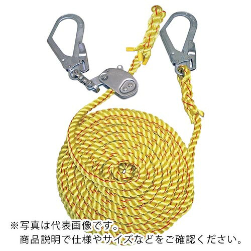 まつうら ( まつうら製造 ) ニューテトロン気泡管水準器親綱 16粍Φ×10m 両端引っ掛かり、片側張り詰める器付 ( NEW-TETORON-WF-1610 ) DIY・工具-その他