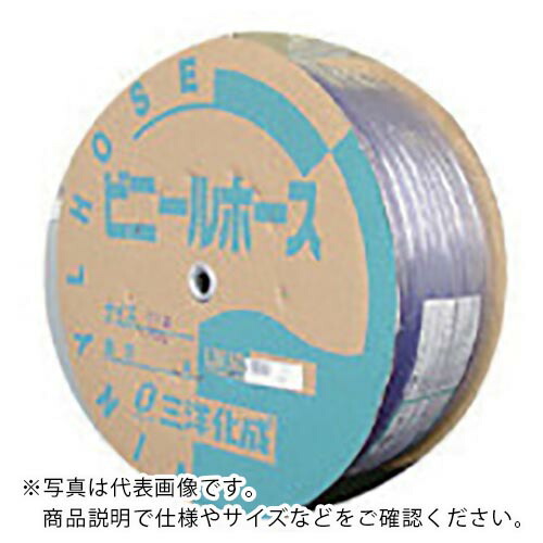 サンヨー ( 三洋化成 ) 透明ホース8×11 100mドラム巻 ( TM-811D100T )