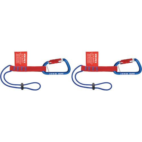 KNIPEX 落っこちる押しとどめるアダプタ繰り返し(カラビナ付き添い人)1.5kg ( 005006TBK )