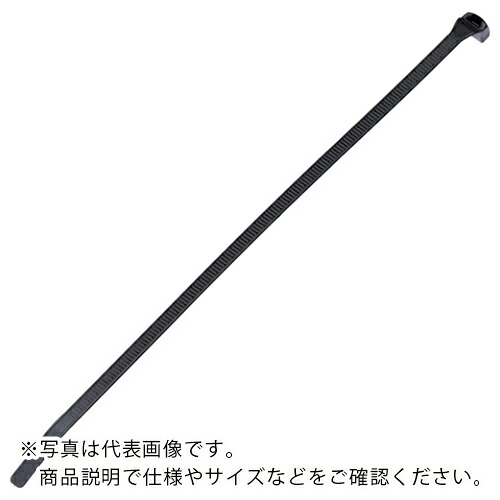 PANDUIT ( パンドウイット ) ナイロン結束バンド コンタータイ 耐熱性タイプ 黒 7.6×531×1.8 1袋100本入 ( CBR6LH-C30 )
