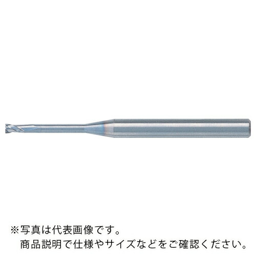 ユニオンツール UTコート2枚刃ロングネックスクエアC-CER 外径0.1×有効長0.5×刃長0.1×全長45×シャンク径4 ( C-CER2001-0.5 (234-7139) ) 10,688円