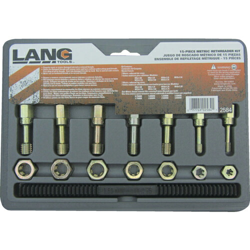 LANGTOOLS ( A＆E ) ねじ山置きかえる手道具仕掛ける 15点 水道栓・ダイス型仕掛ける 粍相応う ( 2584 )