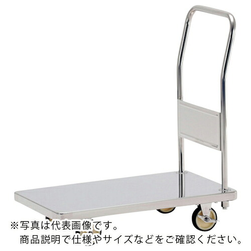 テックサス 軽荷重用台車(コンパクト台車) 900X600 SUSφ100ウレタン車 ( CL-R9060ST )｜トキワONLINE