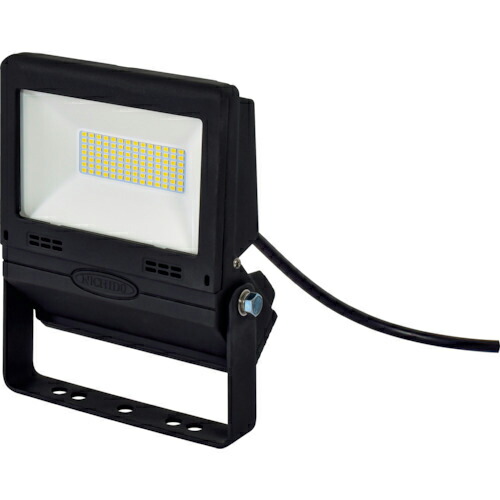 NICHIDO ( 日動製造 ) LED投光照明器 常設用木目細かともし火30W 黒 ( LJS-FH30D-BK-50K ) 作業灯・投光器-DIY・工具-花・ガーデン・DIY
