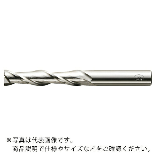 S＆K ( 三興製作所 ) ハイススクエアエンドミル 2枚刃ロング刃 ( LVS2T30X160 )