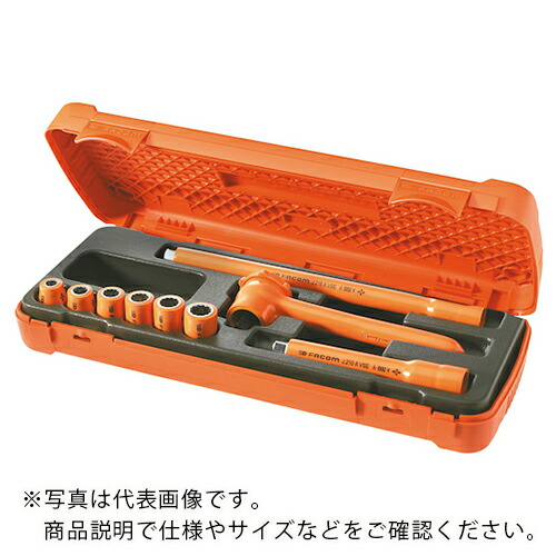 FACOM 絶縁工具 絶縁工具セット 9pcs ( J.400AVSE )