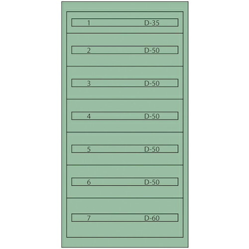 Vidmar ( ムラテックKDS ) ツールキャビネット ( TC-345B-S )
