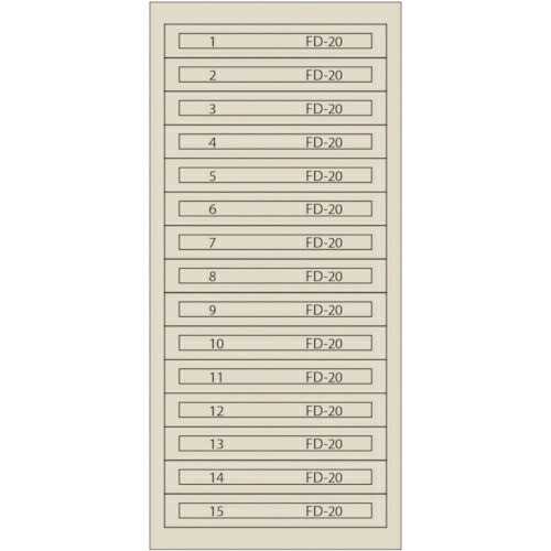 Vidmar ( ムラテックKDS ) ファインキャビネットFC-300W-IV(塗装色:アイボリー) ( FC-300W-IV ｱｲﾎﾞﾘｰ )