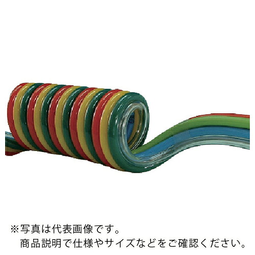 チヨダ ( 千代田取り引き ) 渦巻き熱電子管 マルチ渦巻き 外径6粍/当て嵌める活動の領域1133粍 澄み切った、青、ライトグリーン、緑、黄、赤 ( 6-MPS-6-15S (6-MPS-6-15) )