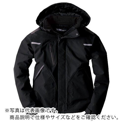 XEBEC ( ジーベック ) 防水防寒ブルゾン ブラック ( 562-90-LL )