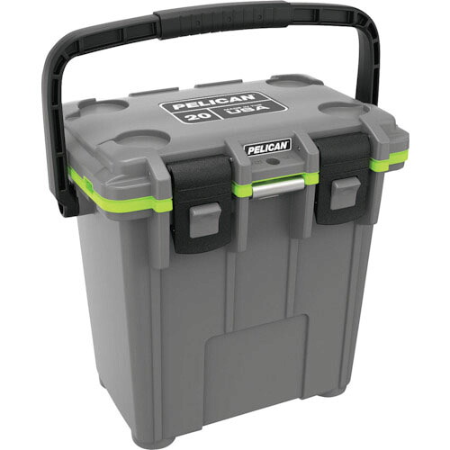 PELICAN 20QT エリートクーラー ダークグレーXグリーン ( 20Q-1-DKGRYEGRN )