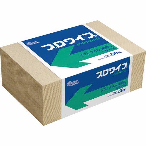 エリ叫びごえ ( EBS ) プロワイプソフトタオル未晒帯どめL大きさ50枚 ( 703524 )