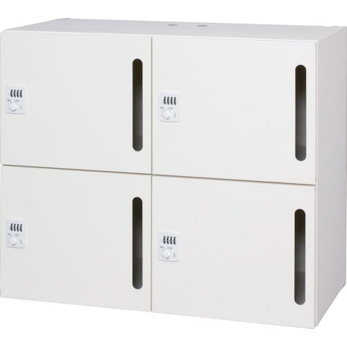 DAISHIN ( ダイシン産業 ) 個人的ロッカー4人用 白いこと色 文字盤錠手合い 縦投じる孔 ( L945-07LLD-W ) 【製造業者取寄】