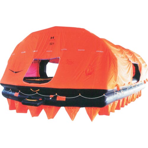 METEX ( メテックス ) EX自動膨張救命いかだ コンテナ 50人用 ( HYF-50C ) 【メーカー取寄】