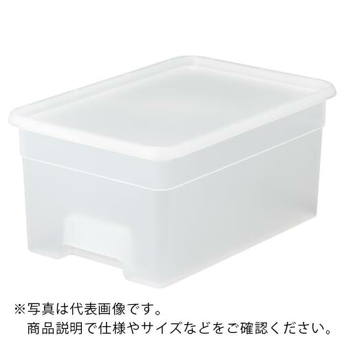 SANKA 収納ボックス ナチュラ オンボックス L クリア ( NOB-LCL ) 【10個セット】 【メーカー取寄】