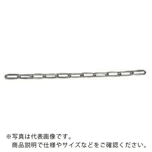 水本 ( 水本機械類製造所 ) ステンショートチェーン30m 当てはめる線径d6粍 ( 6-S ) 【製造業者取寄】