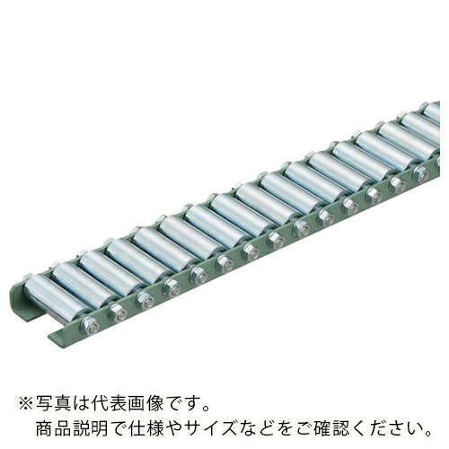 タイヨー ( 太陽工業 ) ホイールコンベヤ 重荷重用切削用 Φ30MM 幅80MM ピッチ35MM 機長3000MM ( TW-3080KL-P35-3000L ) 【メーカー取寄】