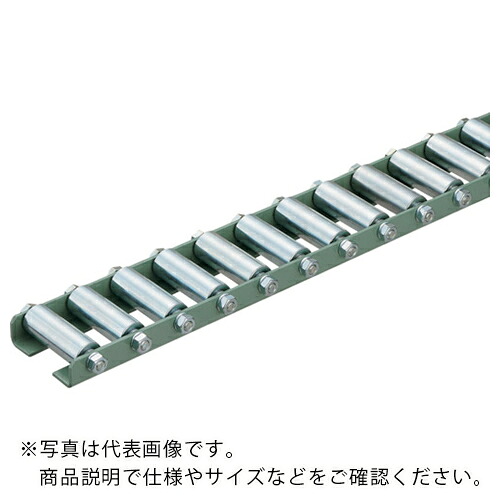 タイヨー ( 太陽工業 ) ホイールコンベヤ 重荷重用切削用 Φ30MM 幅80MM ピッチ50MM 機長3000MM ( TW-3080KL-P50-3000L ) 【メーカー取寄】